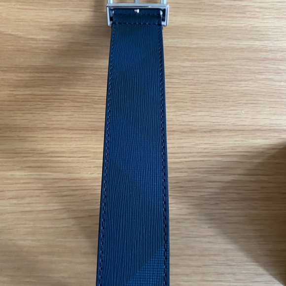 NEW Burberry Check & Leather Belt (O/S) - Picture 5 of 7